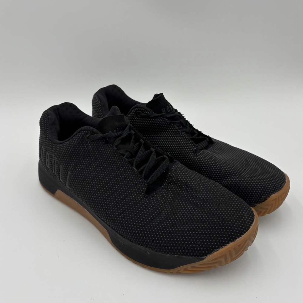 NOBULL Outwork Edge Impact Men's 13 Shoes Black Gum CrossFit Training Sneakers